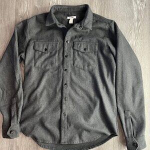 🧡3/15 Fashion Nova Men Gray Long Sleeve Shirt Jacket Men's M